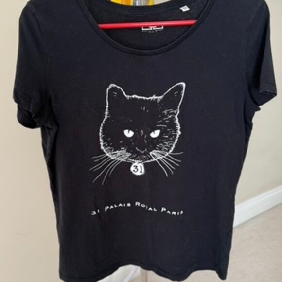 Parisian T shirt Cat commemorating Colette/her apt. - Picture 2 of 7